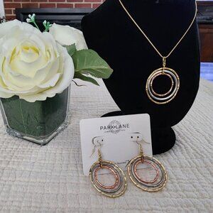 Park Lane Bamboo Necklace and Earring Set, Retired